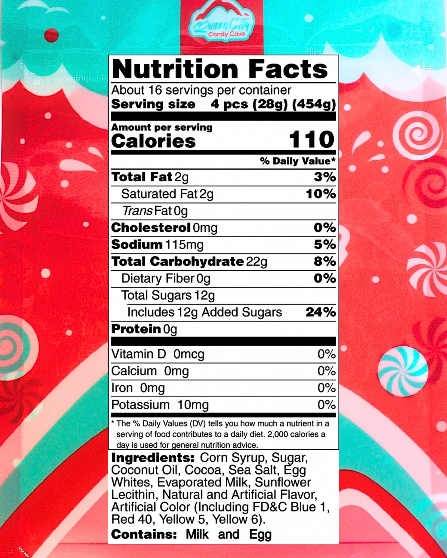 Hot Chocolate Flavored Salt Water Taffy Individually Wrapped- Old Fashion Saltwater Taffy Candy Bulk By Queen City Candy Cave (1