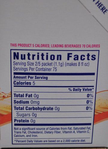 Crystal Light Peach Tea Drink Mix Case Pack 120 - 362001