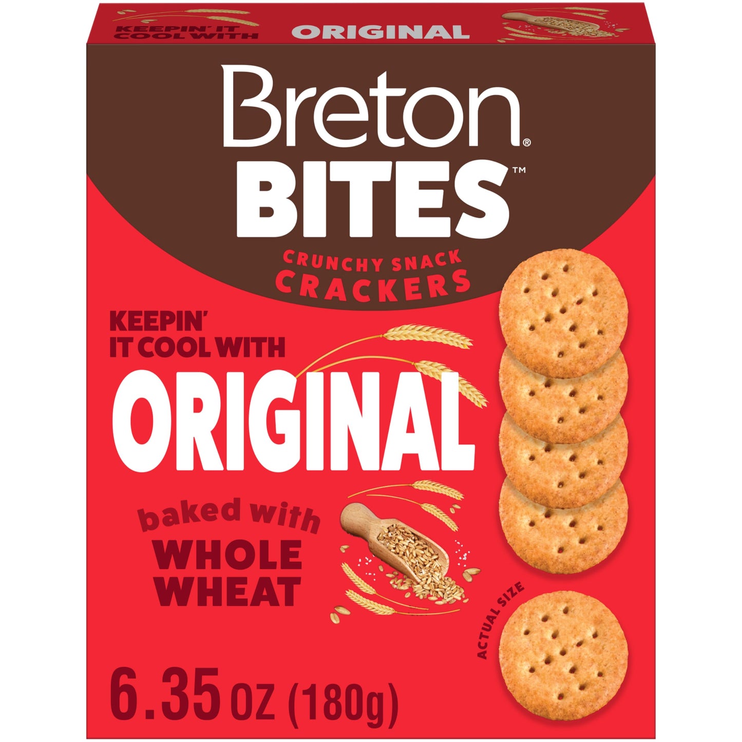 Dare Breton Minis Crackers, Original, 8-Ounce Packages (Pack of 12)
