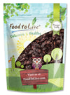Food to Live Sun-Dried Dark Sweet Cherries, 2 Pounds - Unsweetened Whole Raw Pitted Fruits, Unsulfured, No Added Oil, Sugar or P