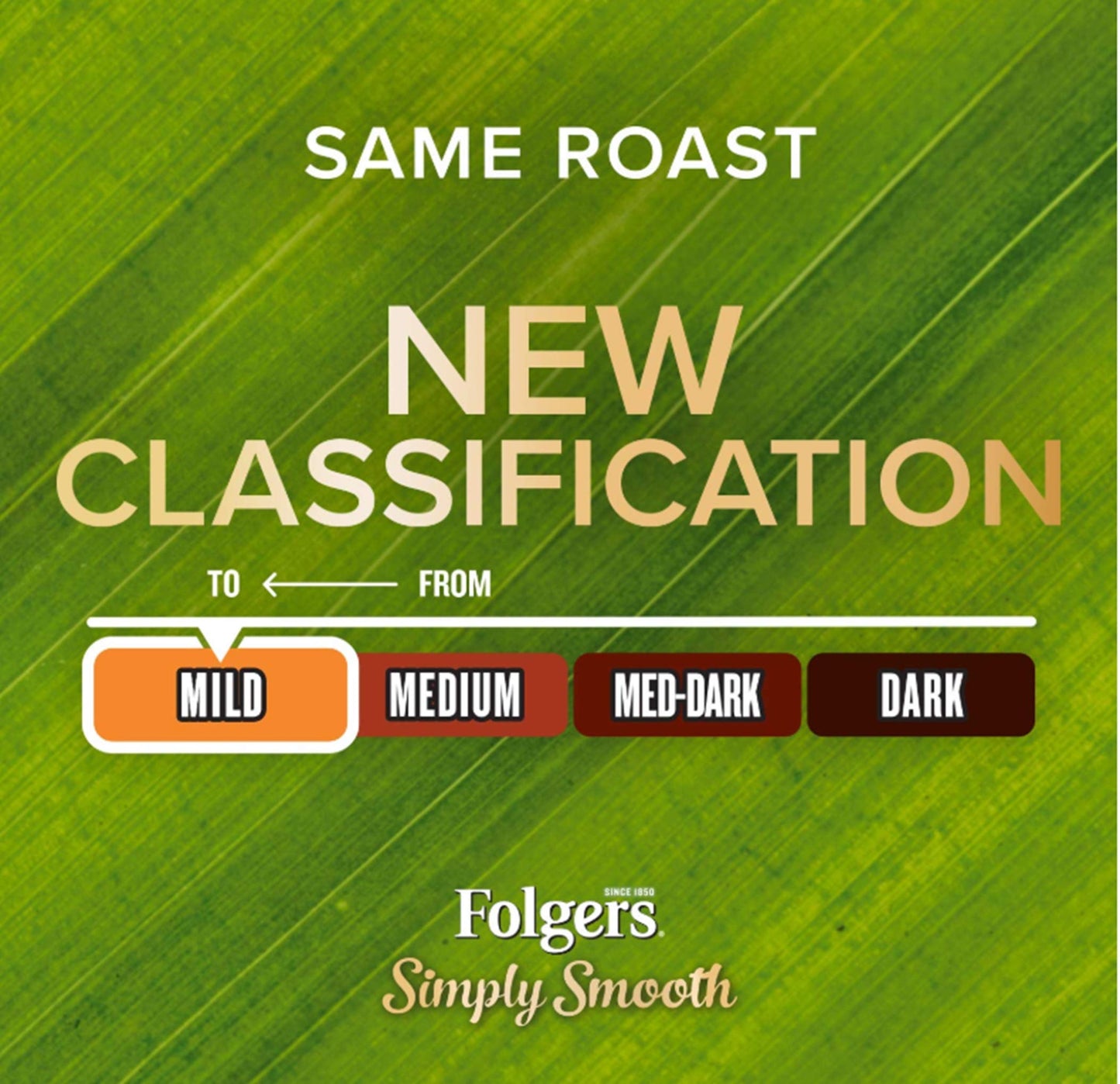 Folgers Simply Smooth Mild Roast Ground Coffee, 31.1 Ounces