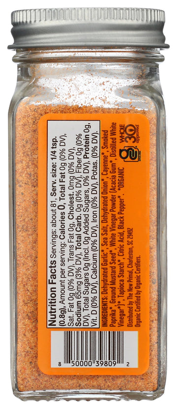 Noble Made by The New Primal, Organic Classic Buffalo Seasoning, 2.3 Ounce