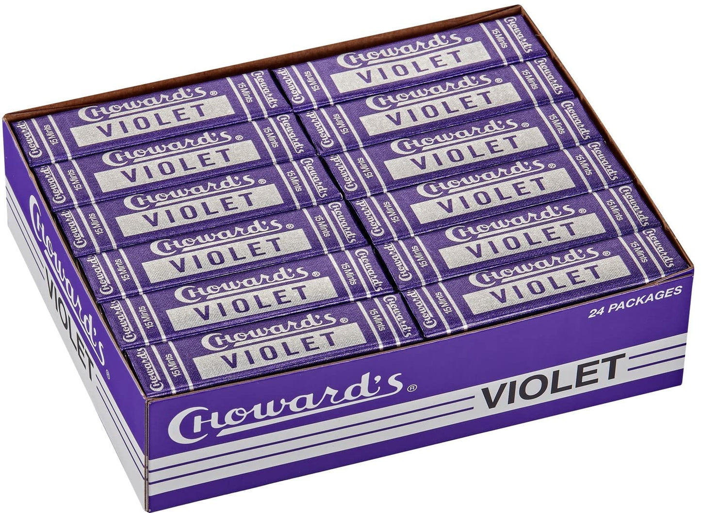 Choward'S Violet Mints Candy (Pack Of 24)
