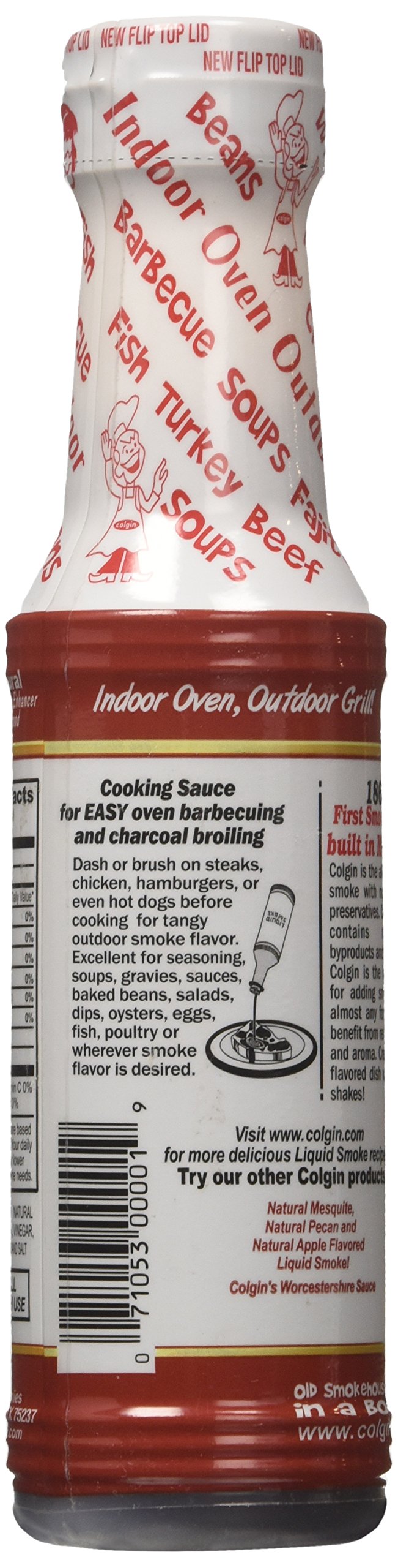 Colgin Authentic Hickory Liquid Smoke 4 oz for Home Cooks & BBQ Enthusiasts - Liquid Smoke for Cooking - Rich, Sweet Smoky Flavo