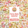 Party Mints Assorted - 2 Pound Bulk Bag Baby Shower Mint - After Dinner Mints- Colorful Delicious Pastel Colored Cube Candy Smoo