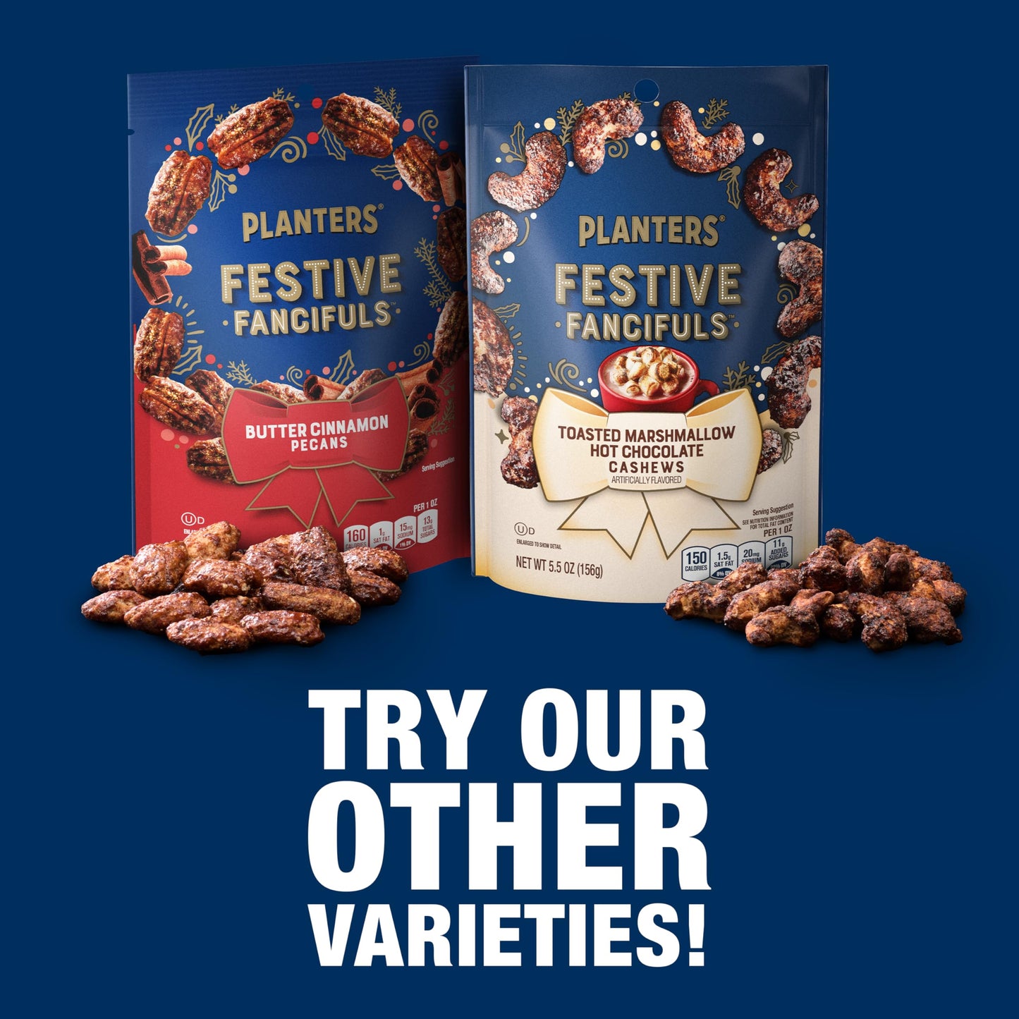 PLANTERS Limited Edition Kettle Cooked Cinnamon Pecans Butter Flavored Pecans Snack 5.5 oz Bag Perfect for Snacking and Sharing