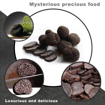Truffle Slices, Black Summer Truffle Carpaccio, 50G/1.76Oz, Natural Drying, Thinly Sliced Delicacy, Truffle Gourmet Line, Produc