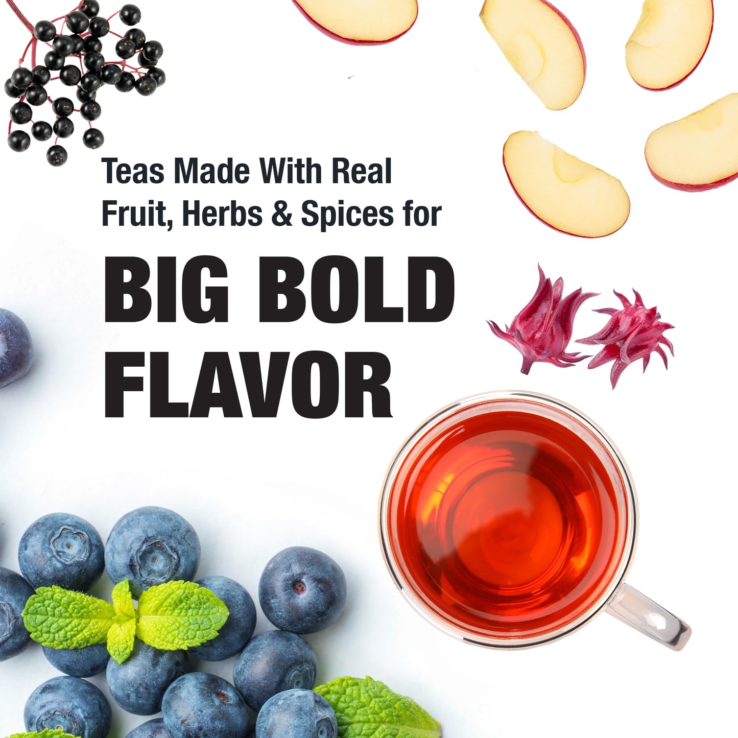 Tiesta Tea - Blueberry Wild Child, Blueberry Hibiscus Herbal Tea, Premium Loose Leaf Tea Blend, Non-Caffeinated Tea, Make Hot Or