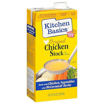 Kitchen Basics Original Chicken Stock, 32 Oz | No Artificial Flavors, Gluten Free, No Msg Added|