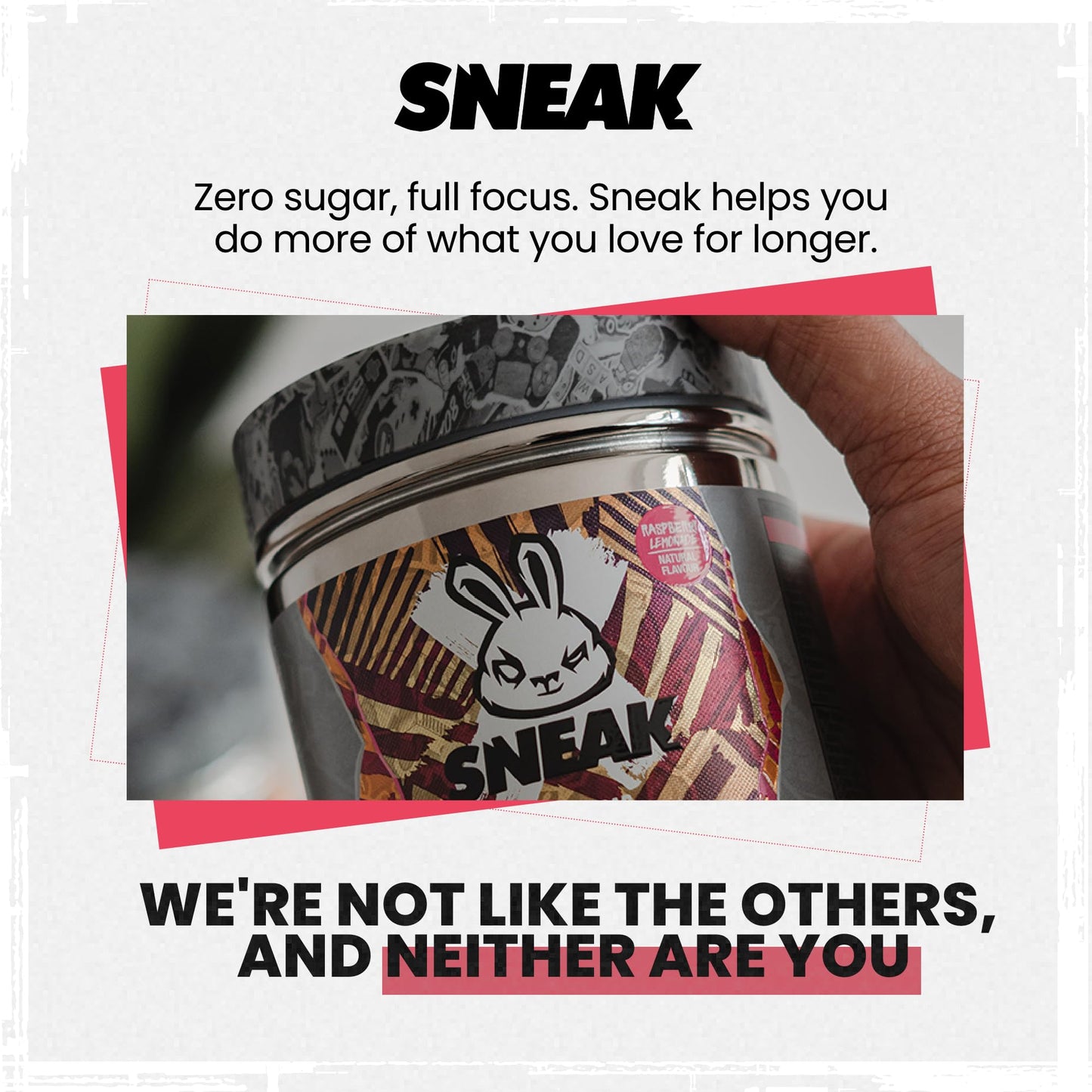 SNEAK Energy Drink Powder - Peach Iced Tea, 14.1 Ounce, No Sugar, Natural Caffeine, Focus-Boosting Nootropics, 40 Servings