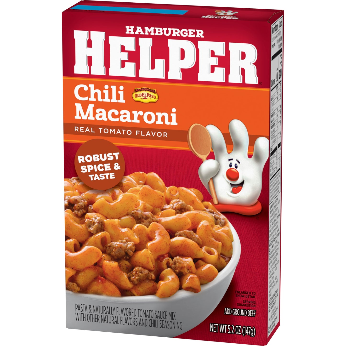 Hamburger Helper Chili Macaroni 5.2 Ounces, 12 per Case.