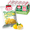 LULU Lemon Plantain Chips (30 Individual Bags) | Lightly Salted Lemon Plantain Strips Chips | Sugar Free Healthy Snack, Non GMO