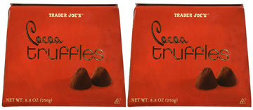 Trader Joe'S Cocoa Truffles 8.8Oz (Pack Of 2)