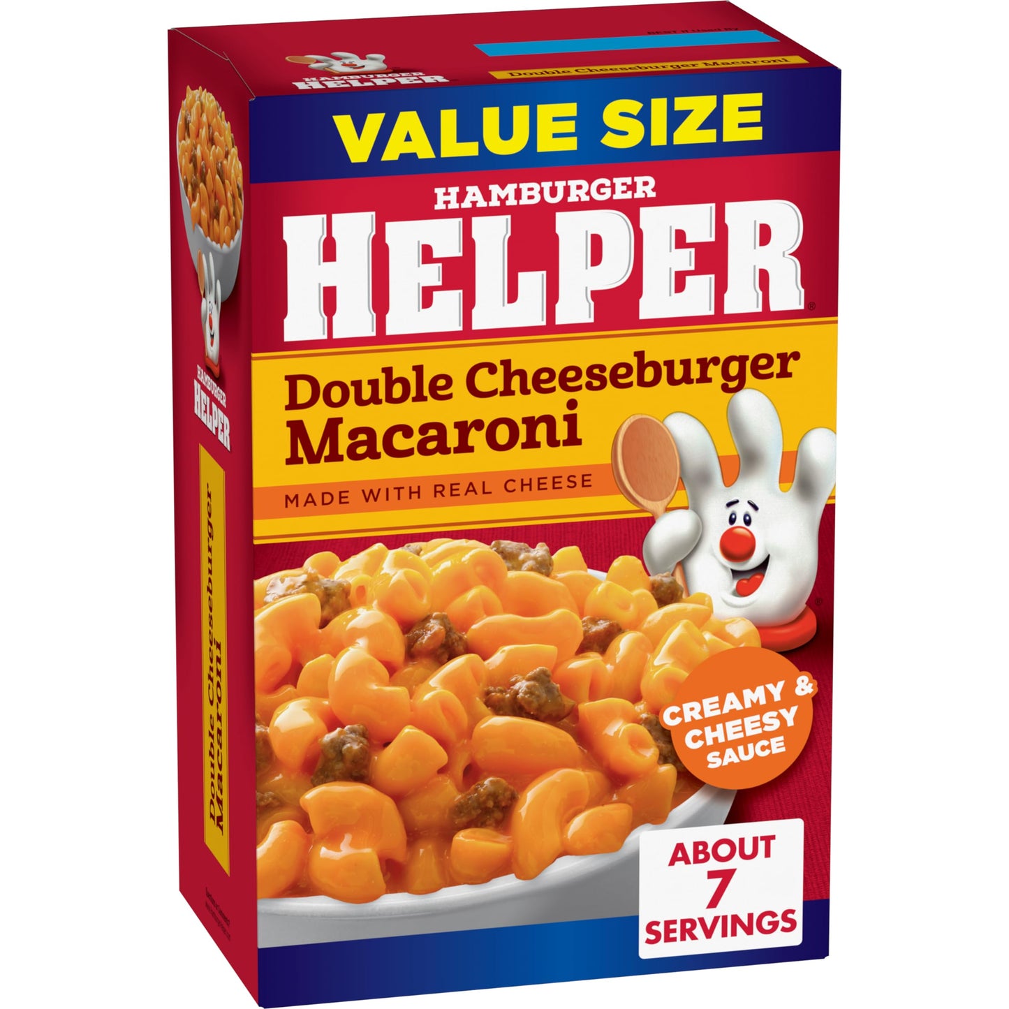 Hamburger Helper Double Cheeseburger Macaroni Value Size, 9.6 Ounce, 6 Per