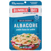 Bumble Bee Chunk White Albacore Tuna In Water, 5 Oz Pouch - Ready To Eat Wild Caught Tuna Packet - 33G Protein Per Pouch, High In Omega-3S - Non-Gmo, Gluten Free, Kosher