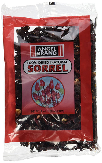 Angel Brand Dried Sorrel Hibiscus Flowers 4.5 Oz Pouch Pack Of 2 - Discover Rich Flavor & Aroma Of Healthful Delights With Hibiscus Tea Loose Leaf - Enjoy Nutritious Beverages To Elevate Health