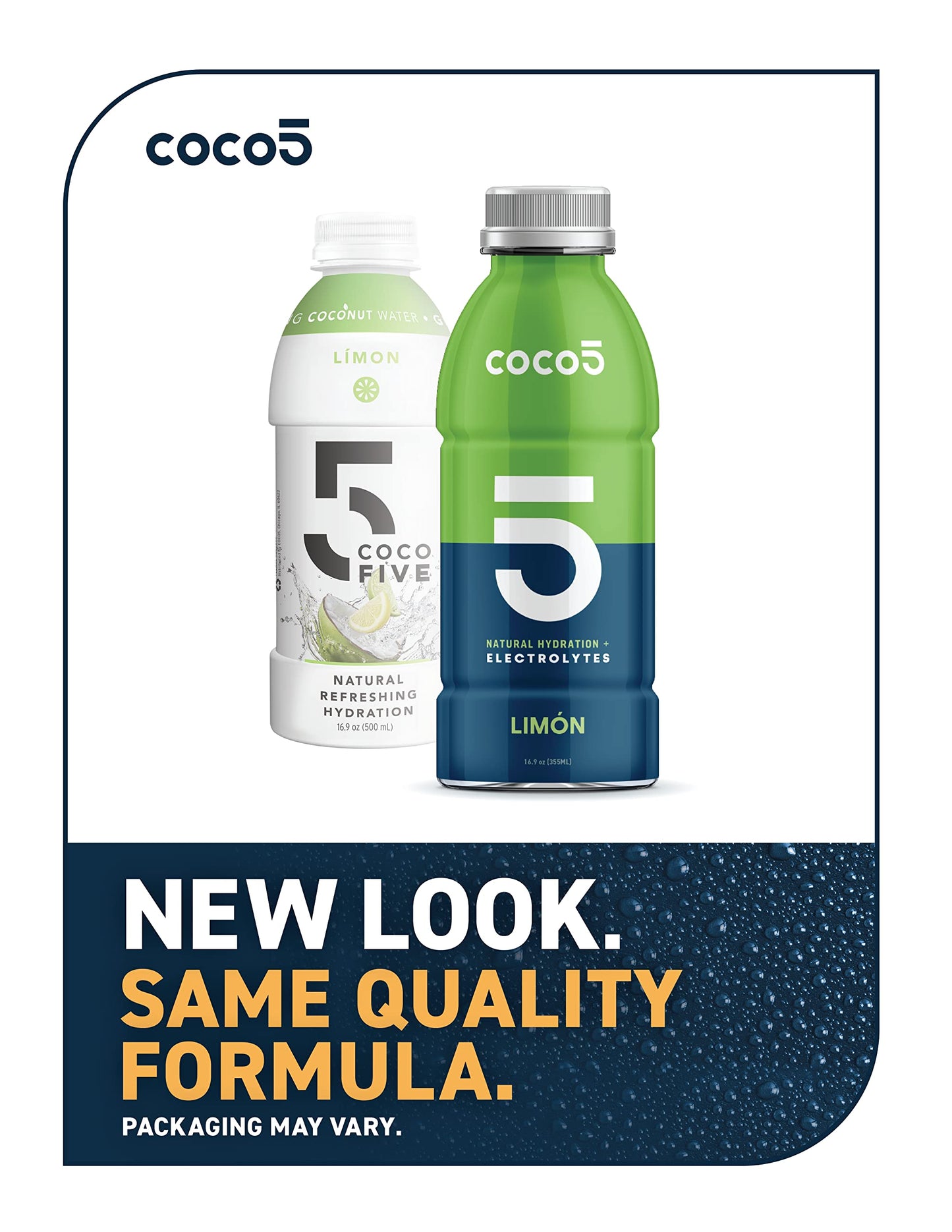 Coco5 Clean Sports Hydration Limon Flavor | 100% Natural | 50% Less Sugar | Nothing Artificial | Non-Gmo | Gluten Free | Develop