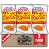 Old Vienna Of St. Louis Red Hot Riplets Hot Bbq Chips 5Oz Bags (3 Pack) By Tranadaco