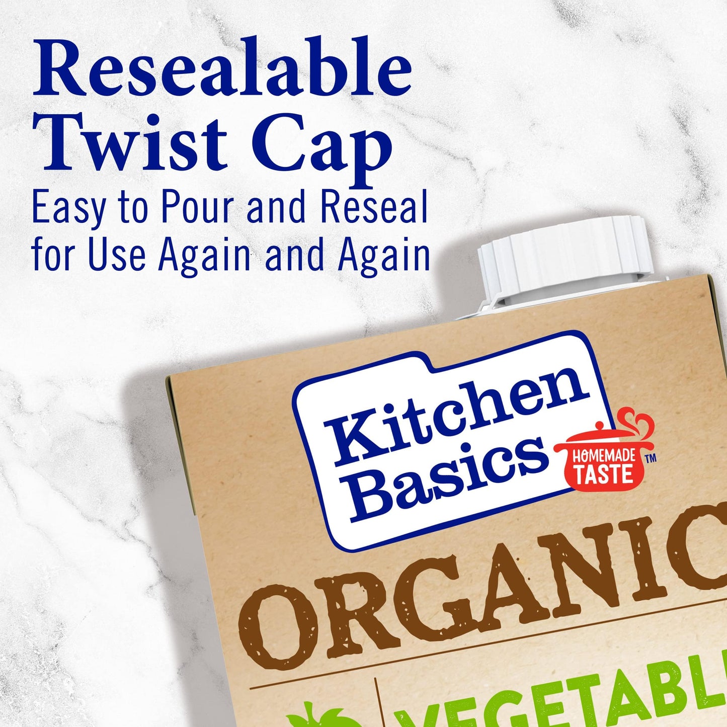Kitchen Basics® Organic Vegetable Stock, 32 Oz. Carton