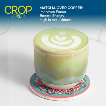 Crop By Pop - Usda Organic Ceremonial Grade Matcha Green Tea Powder, (1.06 Oz) Authentic Japanese Origin, Non Gmo Certified - La