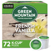 Green Mountain Coffee Roasters French Vanilla Keurig Single-Serve K-Cup Pods, Light Roast Coffee, 72 Count