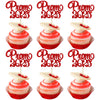 Gyufise 24Pcs Prom 2025 Cupcake Toppers 2025 Graduation Cupcake Picks 2025 Graduation Class of 2025 Cake Decorations For Graduat