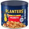 PLANTERS Salted Peanuts, 9.5 oz Canister (Pack of 6)