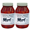 Amish Pie Filling Cherry - TWO 32 Oz Jars