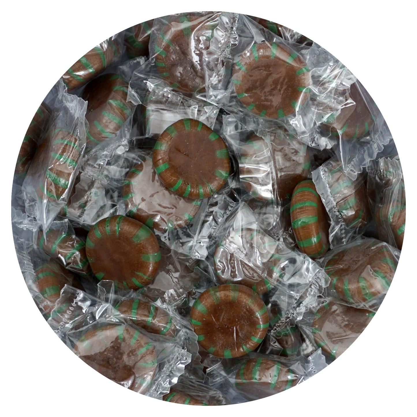 Chocolate Starlight Mints Candy, 2 Pound Bulk Candy (Approx. 150 Pcs.), Individually Wrapped Choco Starlights