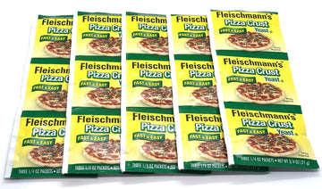 Fleischmann's Yeast Pizza, 0.25-Ounce Pouches 3 Count(Pack of 5)