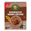 Natures Path Organic Regenerative Organic Certified Dark Chocolate & Cocoa Instant Oatmeal, 8 oz (Pack of 1), Non-GMO, Fair Tra