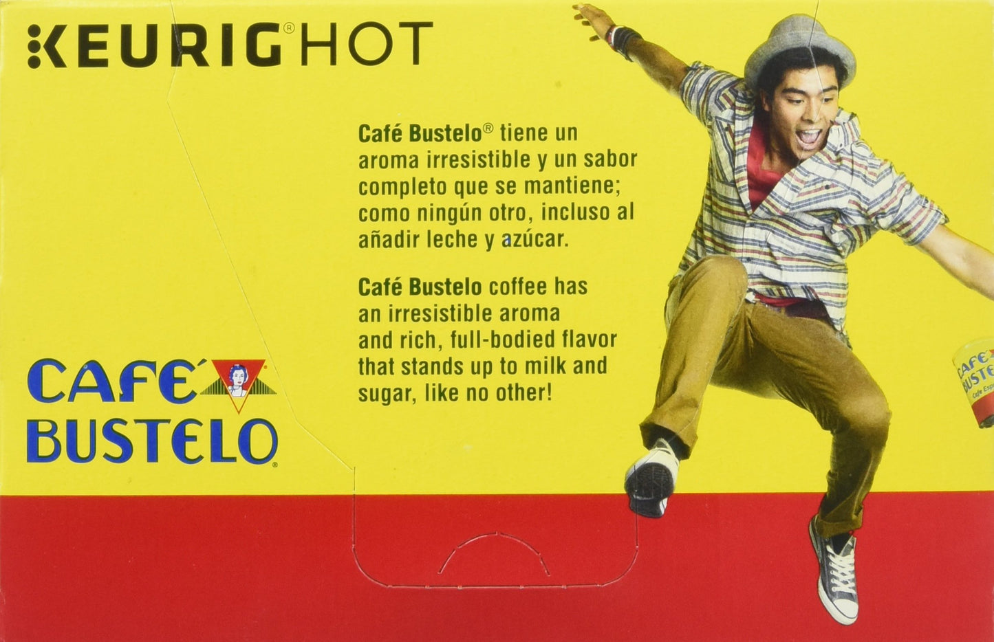 Caf Bustelo Espresso Style Dark Roast Coffee, 12 Keurig K-Cup Pods