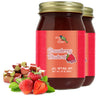 Green Jay Gourmet Strawberry Rhubarb Jam - All-Natural Fruit Jam With Strawberries, Rhubarb & Lemon Juice - Vegan, Gluten-Free S