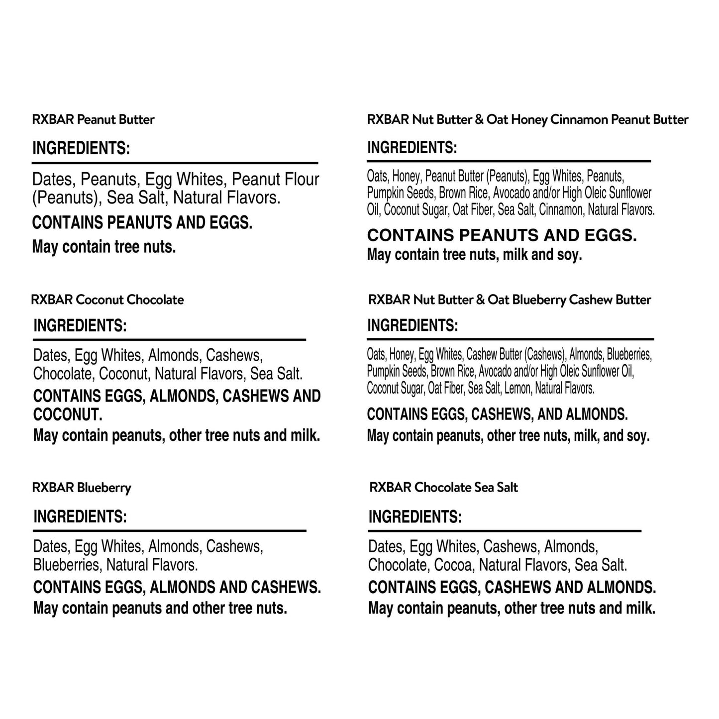 Rxbar Protein Bars, Protein Snacks, Snack Bars, Variety Pack (12 Bars)