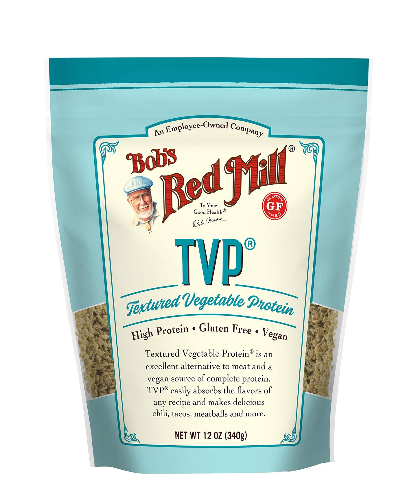 Bob s Red Mill TVP, 12oz (Pack of 4) - Vegan, Made in USA, Unflavored, Kosher