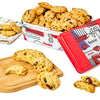 Davids Cookies Cranberry Pistachio Biscuits Sweet Sampler in Love Tin - 9.3oz Irresistible Crunch, Snacks & Bakery Treats - Ide