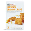 Munchkin Milkmakers Lactation Cheddar Crisps for Breastfeeding Moms with Oats and Flax, 6 Count