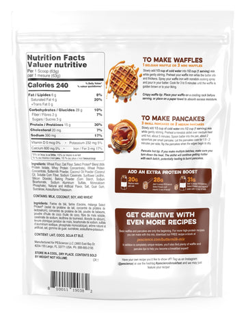 PEScience Protein Pancake & Waffle Mix, 15g Protein, Homestyle Buttermilk, 26.7 Ounce
