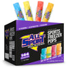 All Sport Freezer Pops, Giant Sized 3oz, 144 CT, Refreshing Ice Pops with Electrolytes, B Vitamins & Potassium -Blue Raz Ice, Le