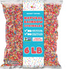Bulk Sprinkles Dye Free - 6 Pounds - All Natural Sprinkles - Rainbow Sprinkle Mix - Bulk Jimmies, Topping For Cakes, Cookies, Ice-Cream