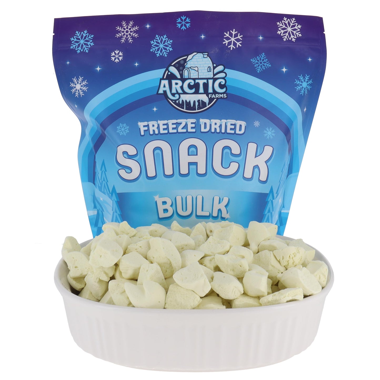 Arctic Farms Freeze Dried Ice Cream Bits Bulk - Does Not Melt (Key Lime) (1Lb)