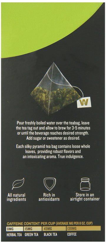 Wissotzky Signature Collection Tea Timeless Green Tea, 1.41 Ounce