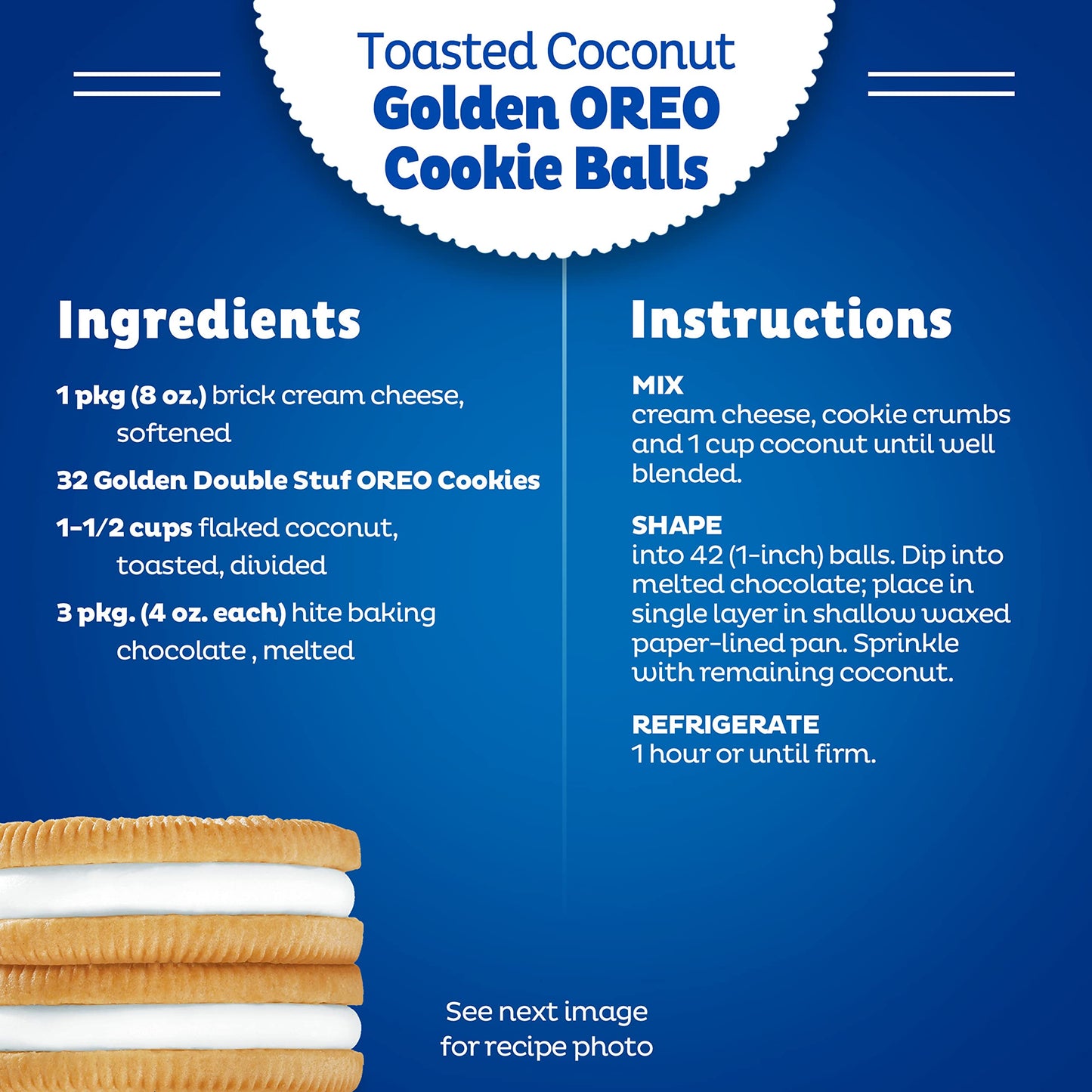 OREO Golden Double Stuf Sandwich Cookies, 12 - 15.25 oz Packs