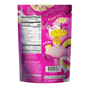 Suncore Foods Pink Pitaya Powder, Pink Food Coloring Powder, Gluten-Free, Non-Gmo, 5Oz (1 Pack)