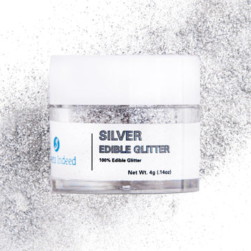 Sweets Indeed, Edible Glitter, Perfect for Drinks, Cocktails, Beverages & Cake Decorating, Dessert Cake Topper, Gift, 4 grams (S