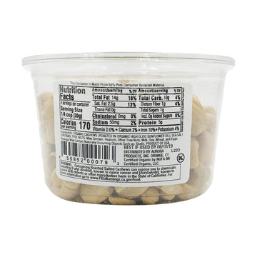 Aurora Products Organic Jumbo Cashews, Roasted & Salted