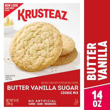 Krusteaz Cookie Mix, Butter Vanilla Sugar Cookie Mix, 14 Ounce Box (Pack Of 6)