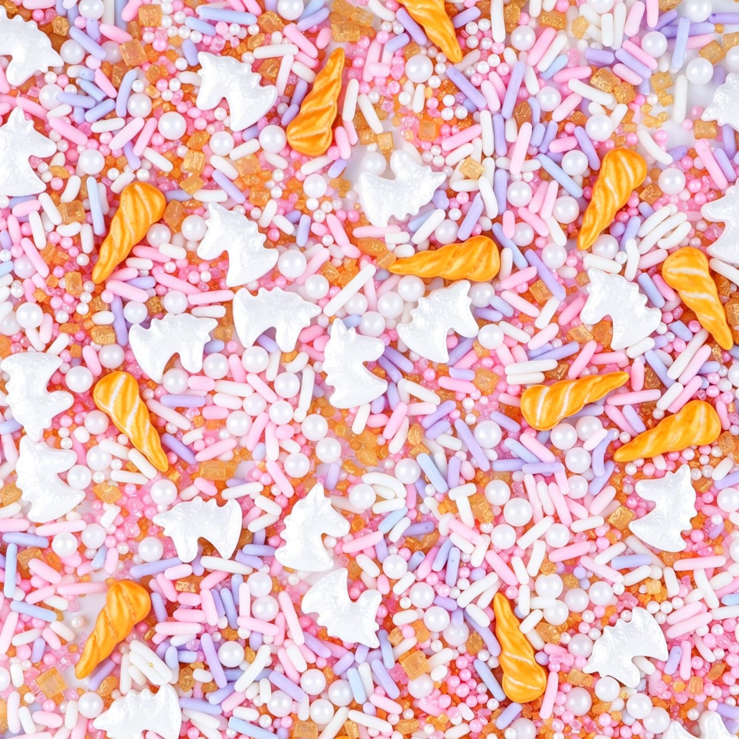 Unicorn Sprinkles Edible, Pink Purple Sprinkles for Cake Decorating,Cake Sprinkles Mix Unicorn, Horn, Jimmies, Nonpareils, for C