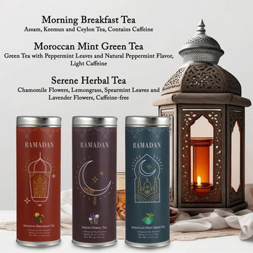 La Tea Dah Gourmet Tea Gift Basket - Fine Tea Assortment for Ramadan and Eid, Beautifully Packaged