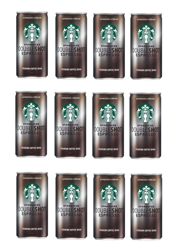 Starbucks Doubleshot Espresso (Espresso + Cream) 6.5 Oz X 12 Cans